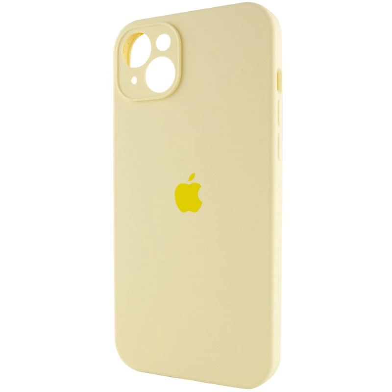 Чехол Silicone Case с защитой камеры для Apple iPhone 15 (6.1") – Желтый / Mellow Yellow. Фото 3 из 7