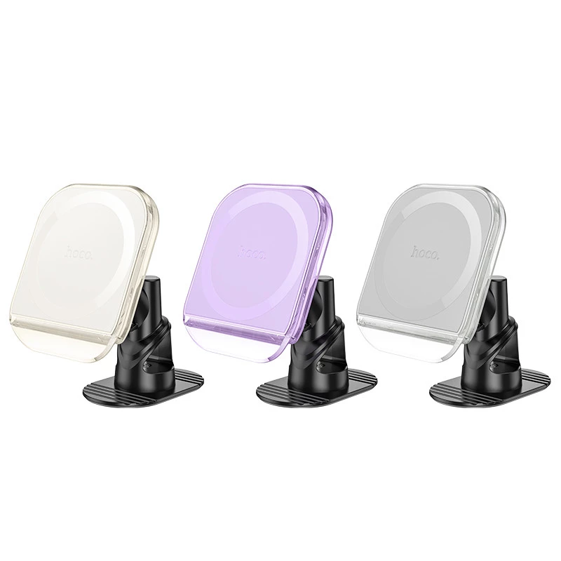 Автодержатель Hoco H43 Crystal ring magnetic (center console) фото 1 из 2