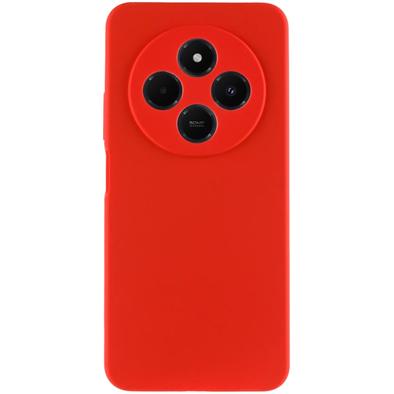 Чехол Silicone Case Lakshmi Premium з закритою камерою на Xiaomi Redmi 14C / Poco C75 – Красный / Red. Фото 6 из 8