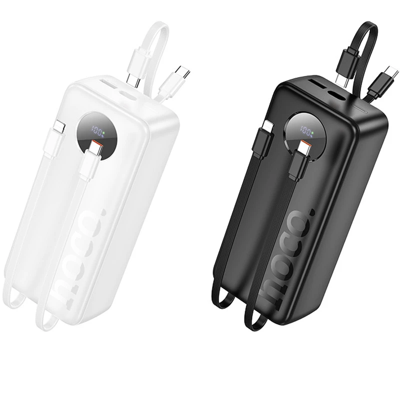 Портативне ЗП Power Bank Hoco J132B Sabio 22.5W+PD20W with 3 cables 30000 mAh фото 2 з 2