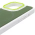 Чохол TPU TechWoven Hybrid with MagSafe для Apple iPhone 16 Pro Max – White / Green. Фото 6 з 7