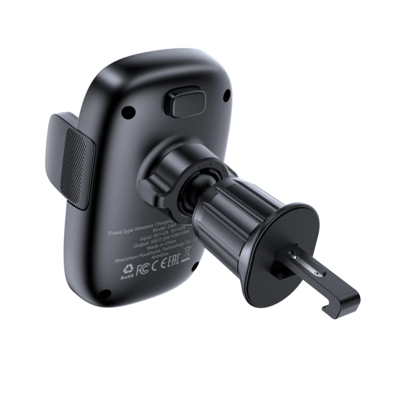 Автотримач з БЗП Acefast D48 Air Vent – Black. Фото 2 з 6