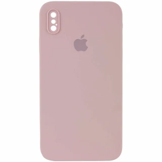 Чохол Silicone Case Square з захистом камери на Apple iPhone XS (5.8") фото 1 з 3