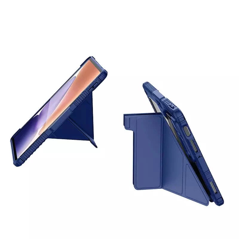 Чохол-книжка Nillkin Bumper Pro Multi-angle для Xiaomi Pad 7 / Pad 7 Pro (11.2") – Sapphire blue. Фото 4 з 5