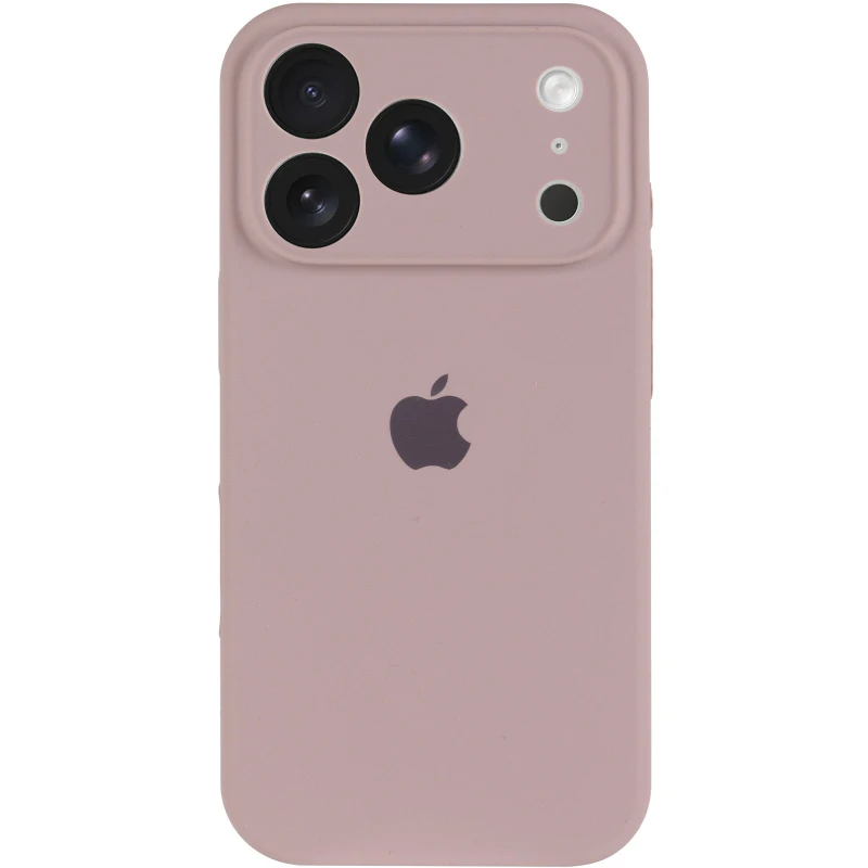Чохол Silicone Case з захистом камери на Apple iPhone 17 Pro (6.3") – Сірий / Lavender. Фото 3 з 6