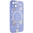 TPU+PC чохол Secret Garden з MagSafe на Apple iPhone 14 (6.1") – Lilac. Фото 3 з 5