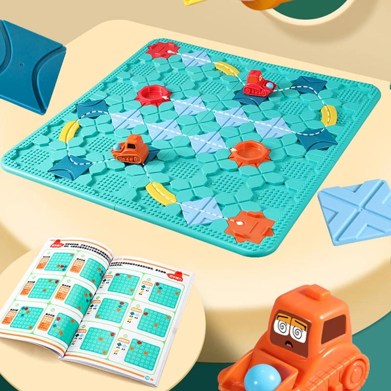 Настільна інтерактивна гра Ummi BS779 Logical Road Builder (Mini) – Green. Фото 3 з 10