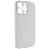 Чехол с закрытым низом Silicone Case для Apple iPhone 16 Pro Max – Белый / White. Фото 4 из 13
