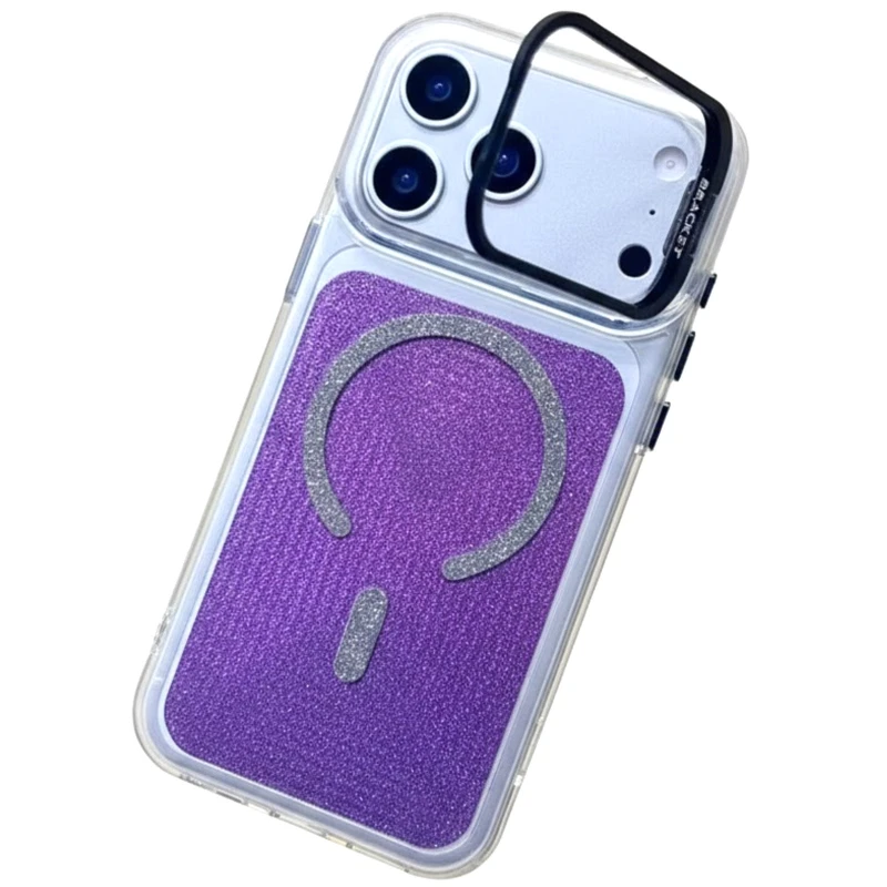 Чохол TPU+PC Jewel Sparkle with MagSafe для Apple iPhone 16 Pro Max – Violet Shimmer. Фото 2 з 2