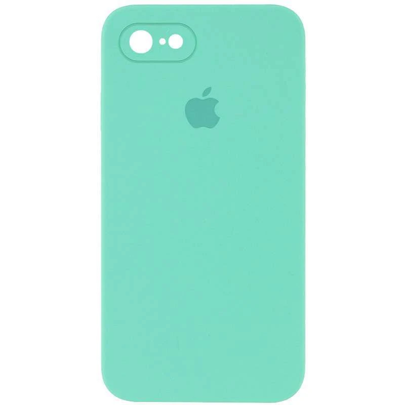 

Чехол Silicone Case Square с защитой камеры для Apple iPhone 7 / 8 (4.7") (Бирюзовый / Turquoise), Бірюзовий / turquoise