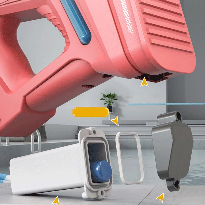 Водяний акумуляторний автомат Space Model Water Gun 9002A (750ml) with lithium battery – Red. Фото 4 з 6