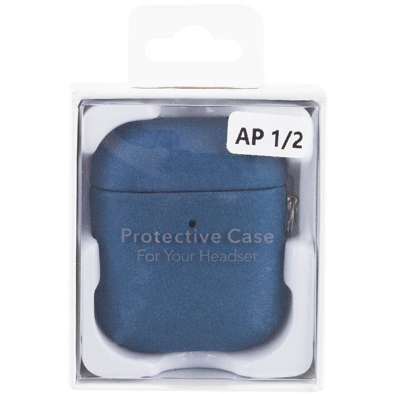 Футляр FineWoven (AAA) для Apple AirPods 1/2 – Pacific Blue. Фото 8 з 8