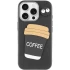 Чохол Labubu Toys для Apple iPhone 15 Pro (6.1") – Coffee / Black. Фото 3 з 6
