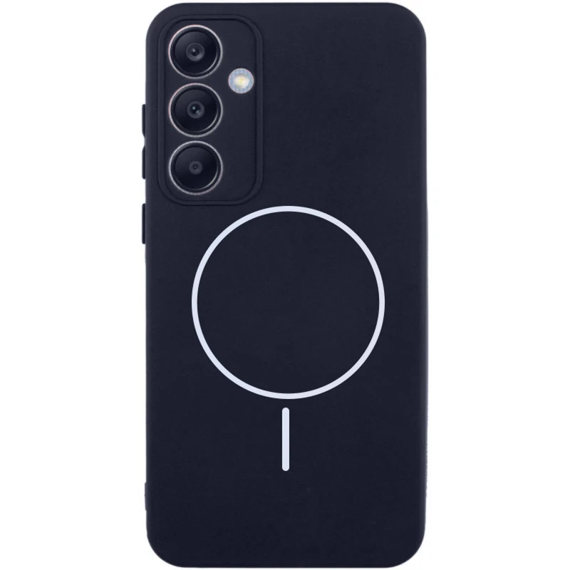 Силіконовий чохол Lakshmi MagFit з захистом камери для Samsung Galaxy S23 – Темно-синій / Midnight blue. Фото 1 з 1