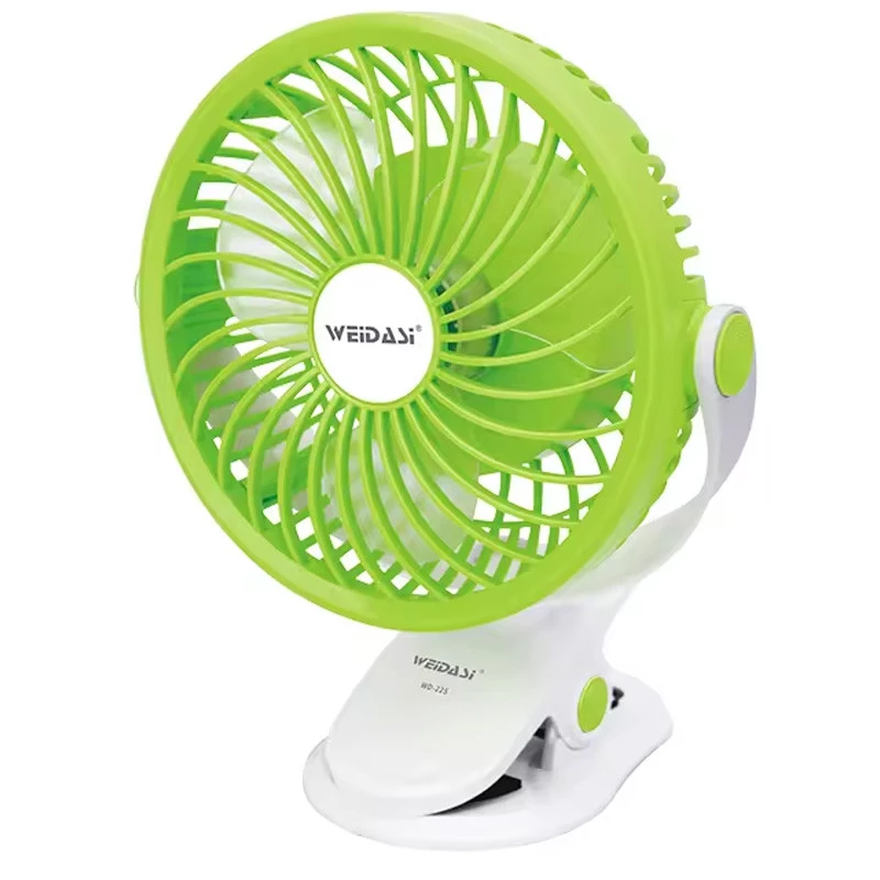 

Портативний вентилятор Rechargeable mini fan WD-225C 1200mAh (Green / White)