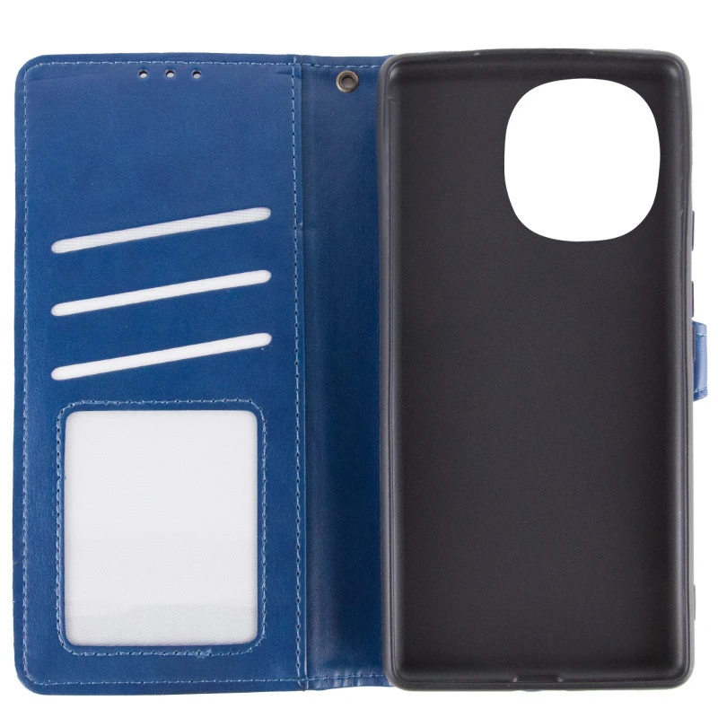 Чохол-книжка GETMAN Gallant  на TECNO Spark Go 1 – Синій. Фото 7 з 7