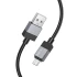 Дата кабель Hoco X110 Honorific USB to MicroUSB 2.4A (1m) – Black. Фото 4 из 5