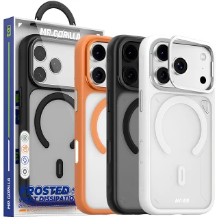 TPU+PC чехол Blueo Frosted Heat Dissipation Stand with MagSafe для Apple iPhone 17 Pro Max (6.9") фото 1 TPU+PC чехол Blueo Frosted Heat Dissipation Stand with MagSafe для Apple iPhone 17 Pro Max (6.9") фото 1 из 1