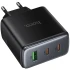 МЗП Hoco C160A Upgrade PD65W+QC3.0 (1USB-A/2C) – Black. Фото 6 з 6
