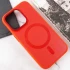 Силіконовий сапфіровий чохол з MagSafe на Apple iPhone 15 Pro Max (6.7") – Червоний / Red. Фото 6 з 7