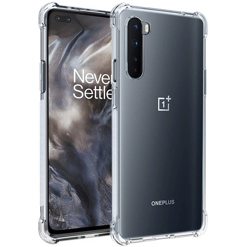 Силіконовий чохол з критими бортами на OnePlus Nord фото 1 з 1