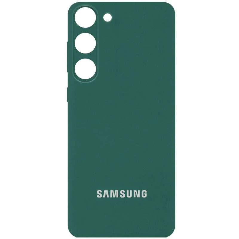 

Чохол Silicone Case з закритим низом та захистом камери на Samsung Galaxy S23+ (Зелений / Pine green)