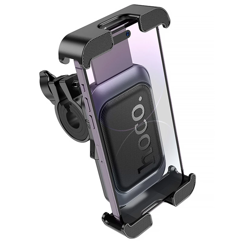 Вело- Мото- держатель Hoco H82 Vista Universal – Black / Metal gray. Фото 6 из 7