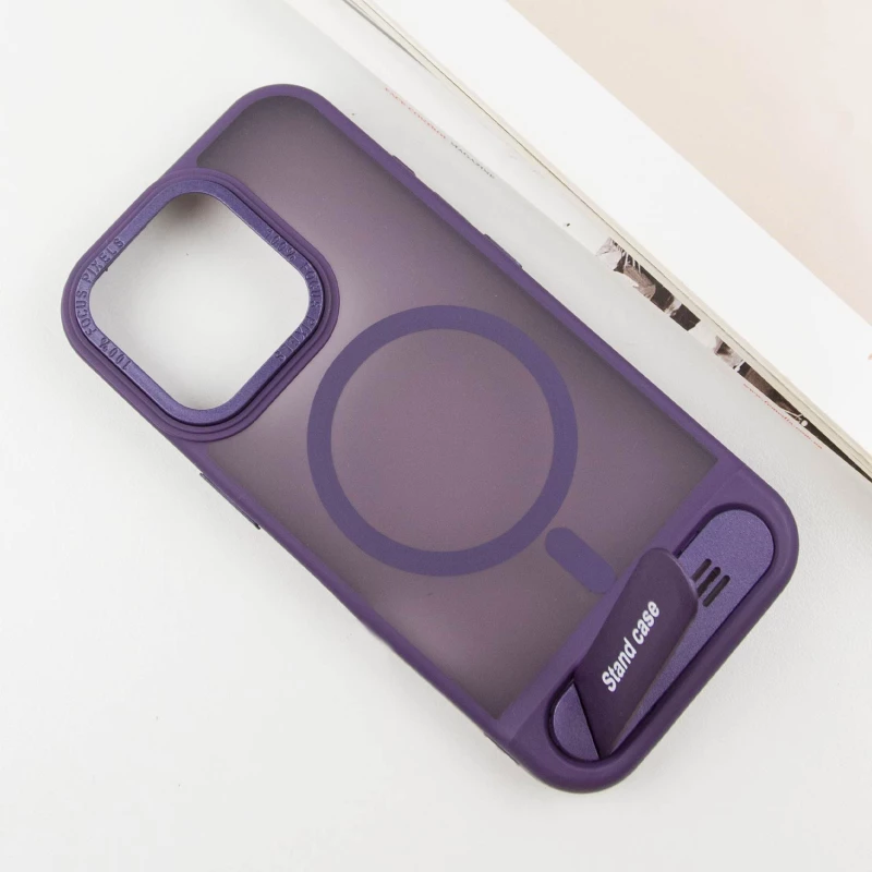 TPU+PC чохол Stand case для Apple iPhone 13 Pro (6.1") – Purple. Фото 4 з 6