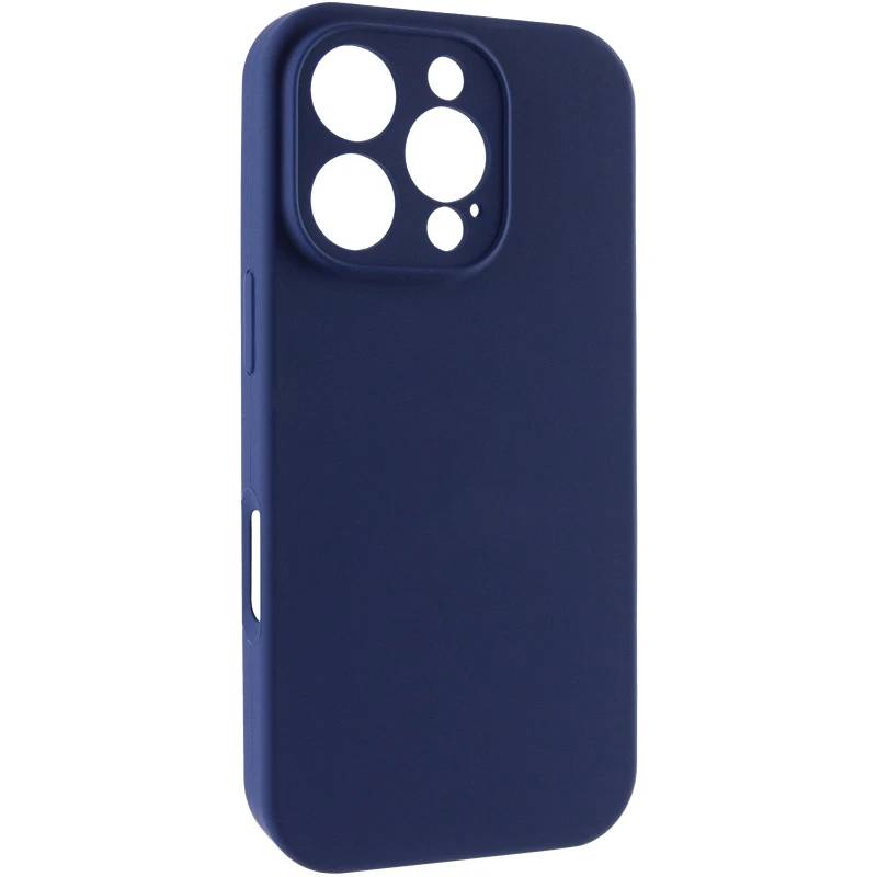 Чехол Silk Full Camera Protective (AA) NO LOGO для Apple iPhone 16 Pro Max – Синий / Deep navy. Фото 1 из 7