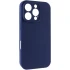 Чехол Silk Full Camera Protective (AA) NO LOGO для Apple iPhone 16 Pro Max – Синий / Deep navy. Фото 1 из 7