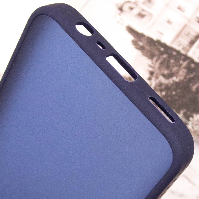 Чохол TPU+PC Lyon Frosted на Motorola Moto G84 – Синій / Navy Blue. Фото 6 з 6