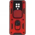 Ударопрочный чехол Serge Ring с защитой камеры для Xiaomi Redmi Note 9s / Note 9 Pro / Note 9 Pro Max – Красный. Фото 2 из 6