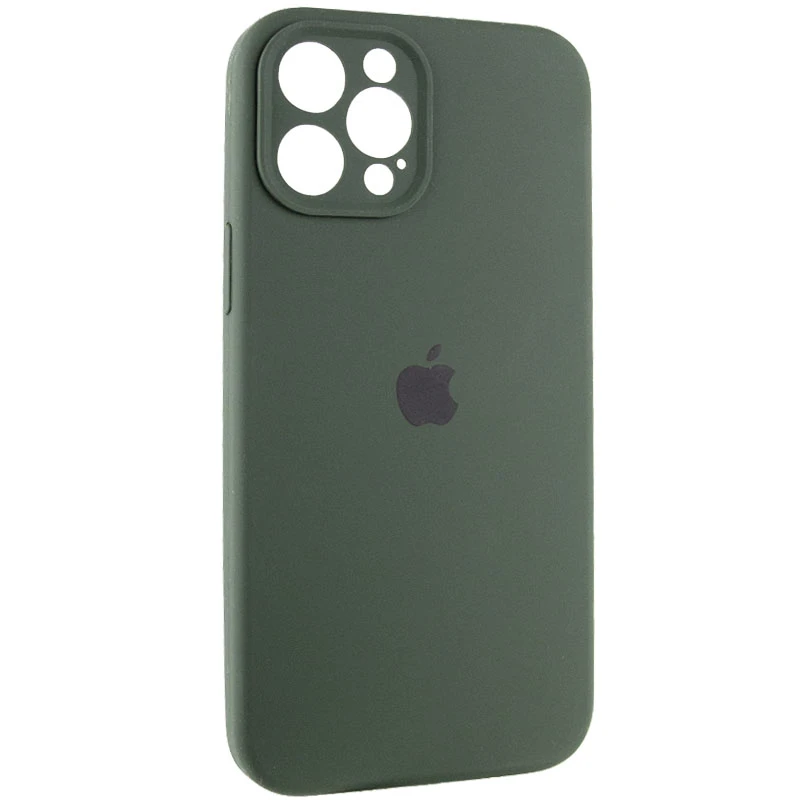 Чехол Silicone Case с защитой камеры для Apple iPhone 12 Pro (6.1") – Зеленый / Cyprus Green. Фото 3 из 7