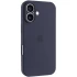 Чохол Silicone Case з захистом камери на Apple iPhone 16 Plus – Темно-синій / Midnight blue. Фото 1 з 7