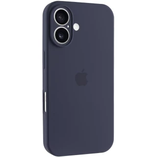 Чехол Silicone Case с защитой камеры для Apple iPhone 16 фото 1 из 7