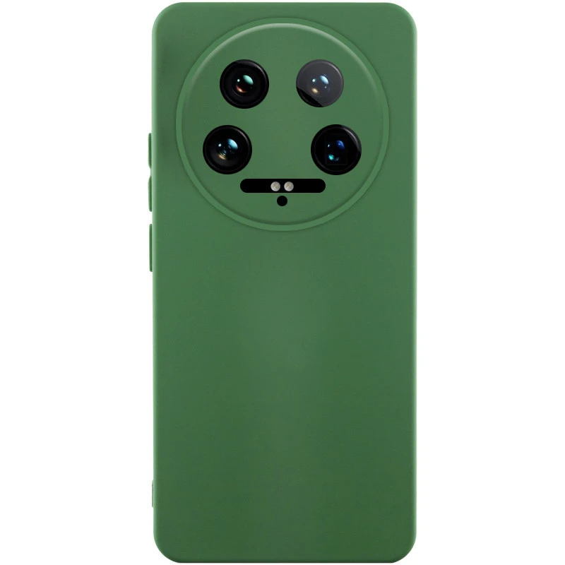 Чехол Silicone Cover Ummi Lakshmi Full Camera (AA) для Xiaomi 14 Ultra – Зеленый / Dark green. Фото 1 из 1