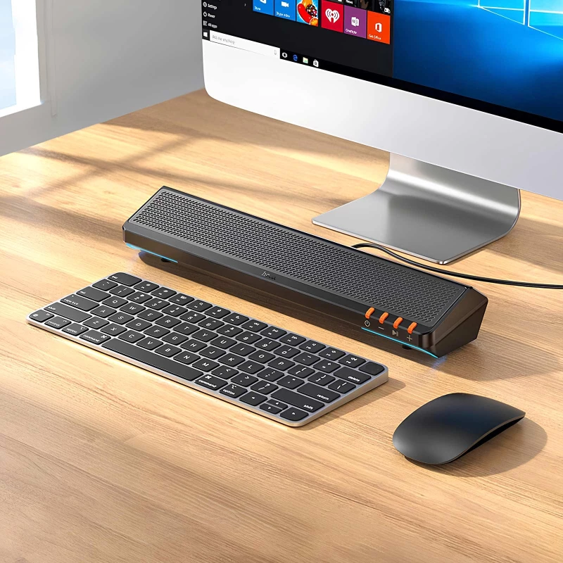 Bluetooth Колонка Hoco BS66 Smooth multimedia computer USB2.0 – Black. Фото 5 з 5