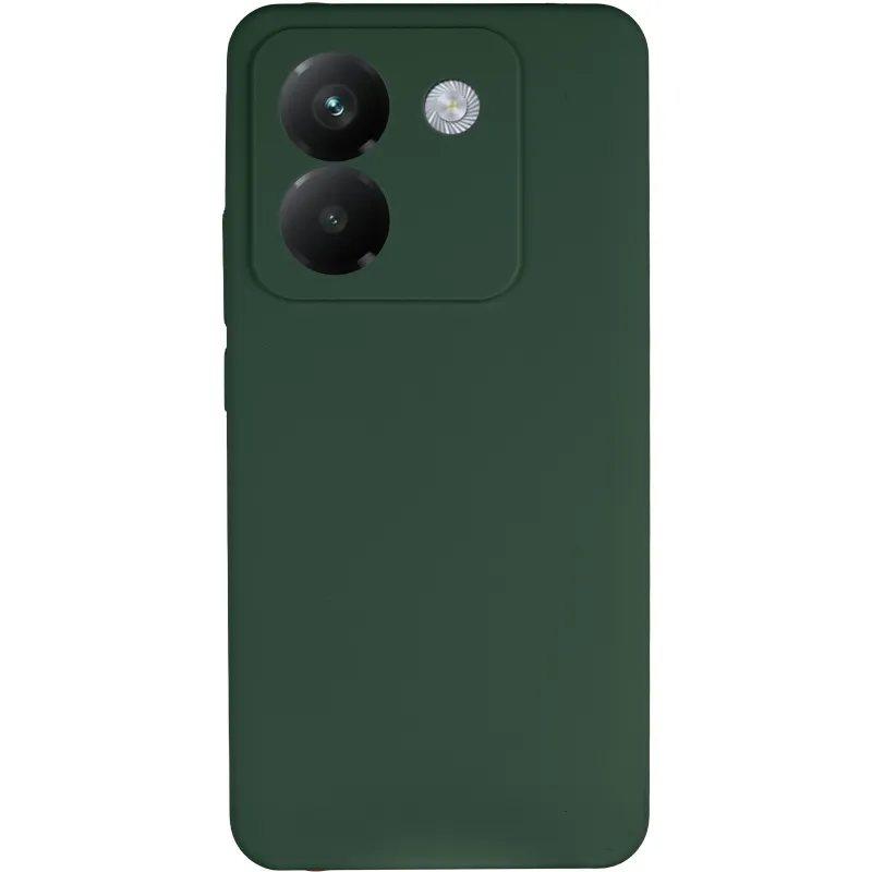 Чехол Silicone Case Lakshmi Premium з закритою камерою на Xiaomi Poco M7 pro 5G – Зеленый / Cyprus Green. Фото 4 из 8