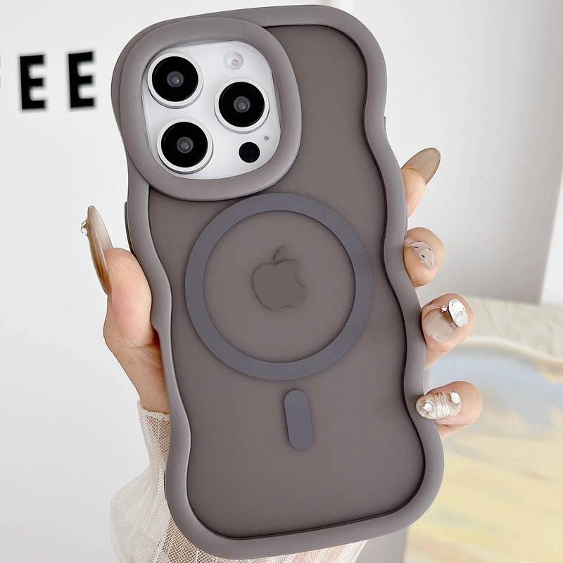 Чехол Solid with MagSafe для Apple iPhone 16 Pro Max – Grey. Фото 3 из 4