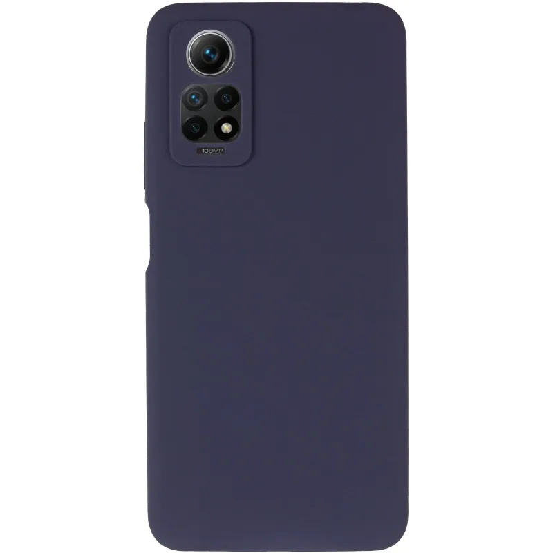 Чохол Silicone Cover Ummi Lakshmi Full Camera (AA) для Motorola Edge 50 – Синій / Midnight blue. Фото 3 з 10