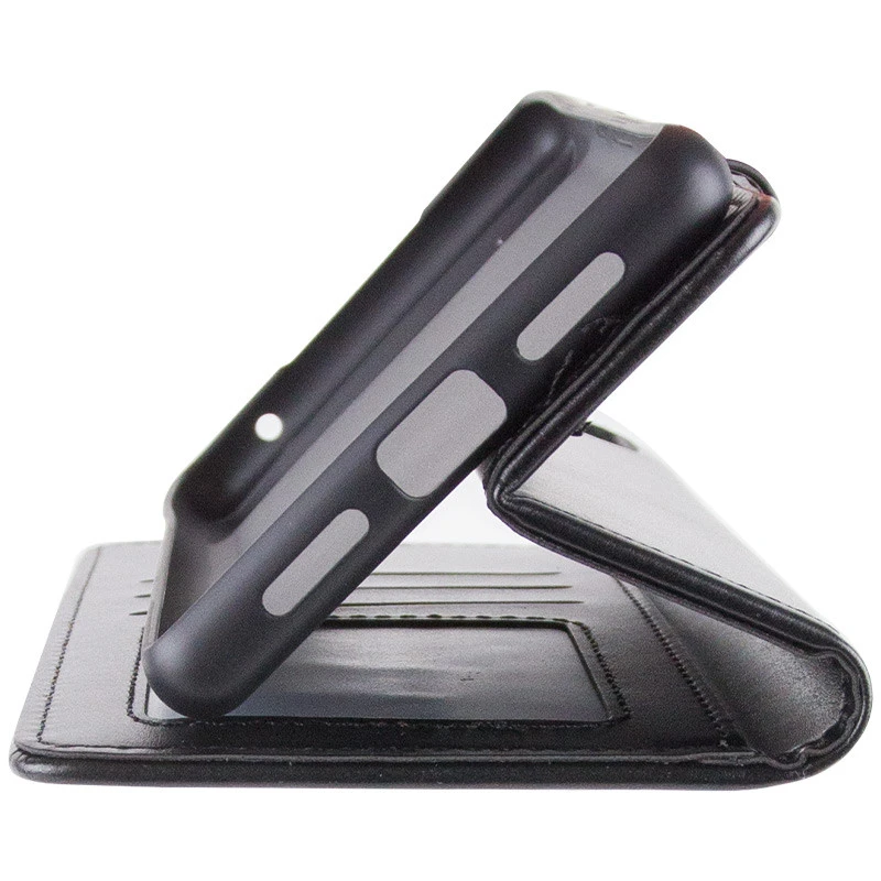 Чохол-книжка GETMAN Gallant  на Motorola Moto G75 – Чорний. Фото 3 з 6