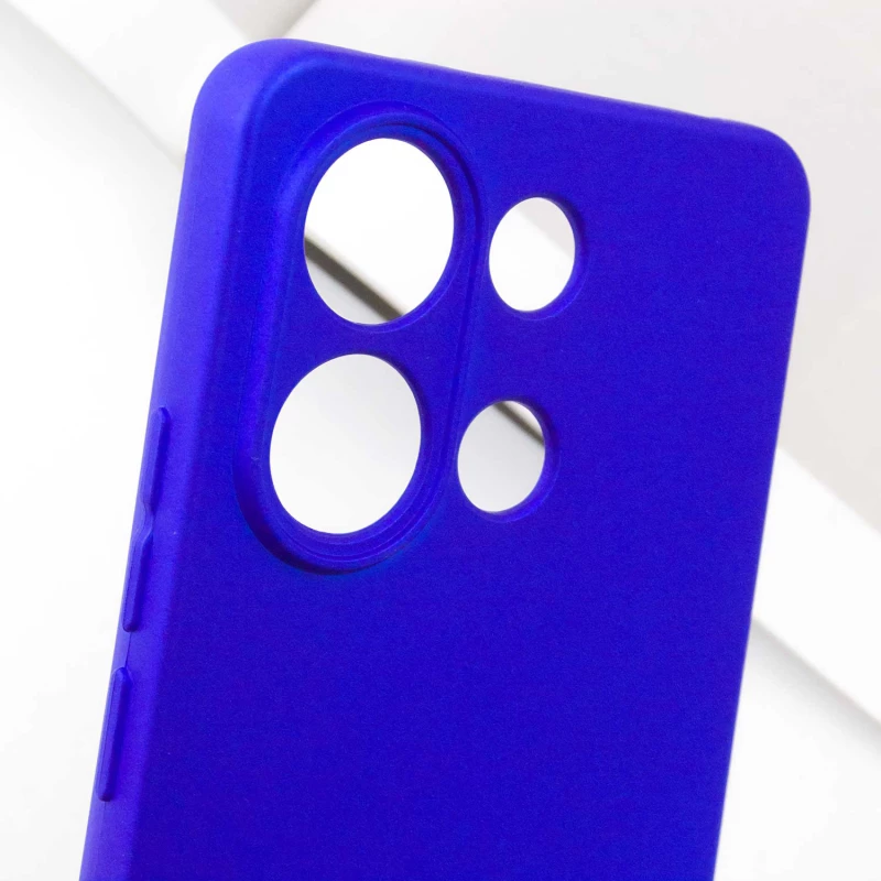 Чохол Silicone Case Lakshmi Plus з закритою камерою на Xiaomi Redmi Note 13 4G – Синій / Iris. Фото 5 з 8