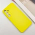 Кольоровий силіконовий чохол GETMAN із закритою камерою для Samsung Galaxy S23 FE – Жовтий / Flash. Фото 2 з 7