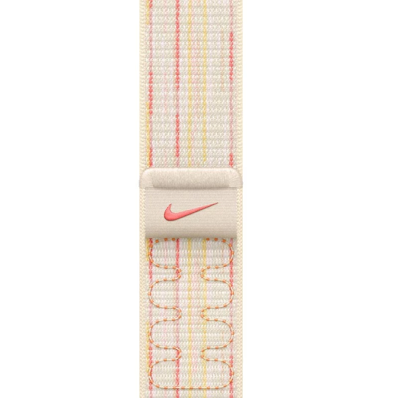 Ремешок Nike Sport Loop для Apple Watch 38/40/41/42mm – Starlight / Pink. Фото 2 из 5