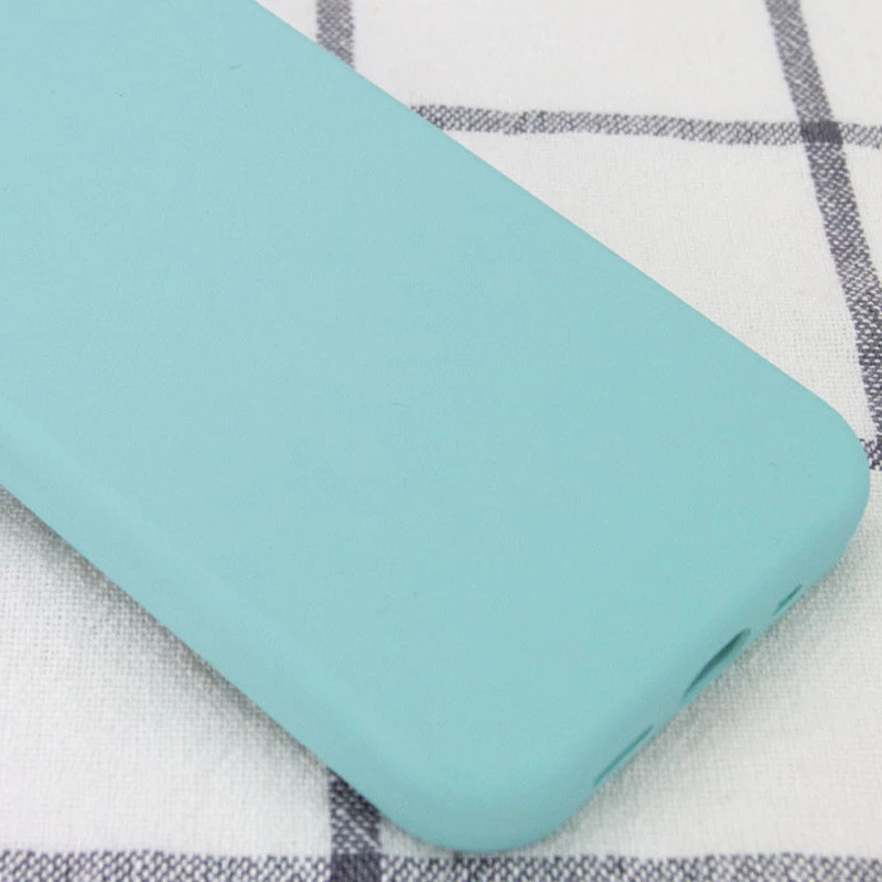 Чохол з закритим низом Silicone Case на Apple iPhone 14 Pro (6.1") – Бірюзовий / Marine Green. Фото 4 з 5