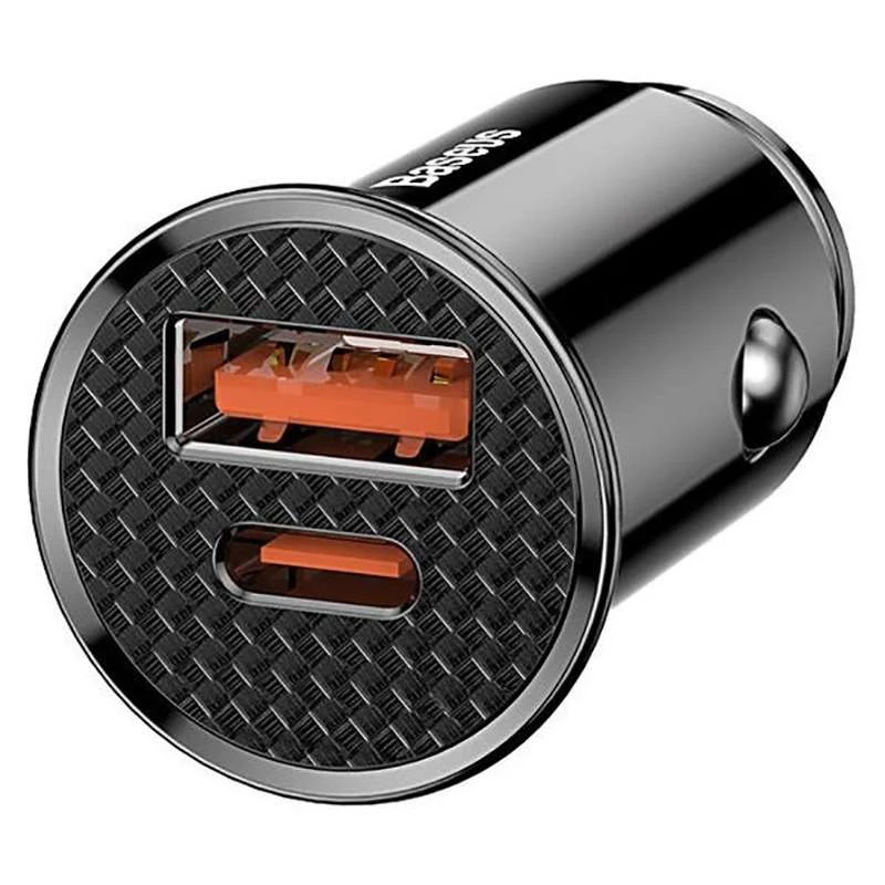 АЗП Baseus Circular Plastic PD3.0 QC 4.0 + 30W USB + Type-C – Black. Фото 3 АЗП Baseus Circular Plastic PD3.0 QC 4.0 + 30W USB + Type-C – Black. Фото 3 з 3