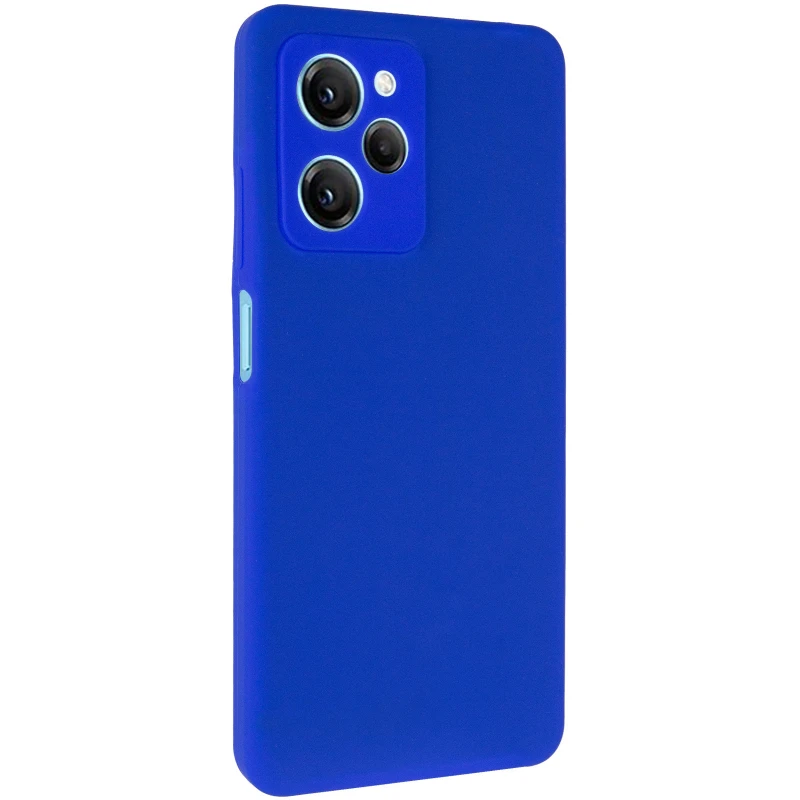 Чохол Silicone Case Lakshmi Plus з закритою камерою на Xiaomi Redmi Note 12 Pro 5G – Синій / Iris. Фото 2 з 6