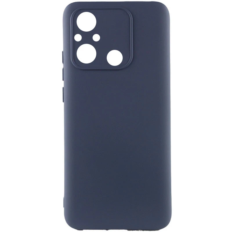 Чохол Silicone Case Lakshmi Premium із закритою камерою для Xiaomi Redmi 12C / Poco C55 – Темно-синій / Midnight blue. Фото 1 з 14