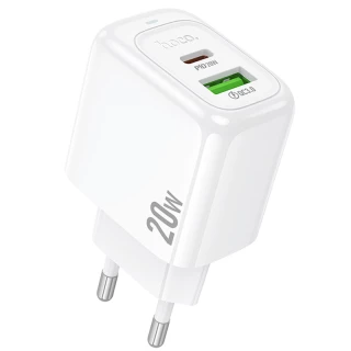 СЗУ Hoco CS54A Surplus PD20W+QC3.0 (1USB-A/1C) фото 1 СЗУ Hoco CS54A Surplus PD20W+QC3.0 (1USB-A/1C) фото 1 из 1