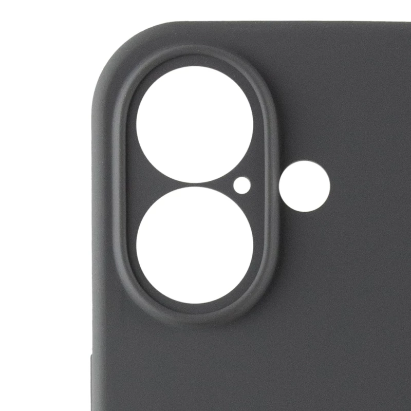 Чохол Silicone Case з захистом камери на Apple iPhone 16 Plus – Сірий / Dark Gray. Фото 5 з 8